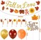 Autumn Bridal Shower Party Decorations, Fall in Love Banner Autumn Little Pumpkin